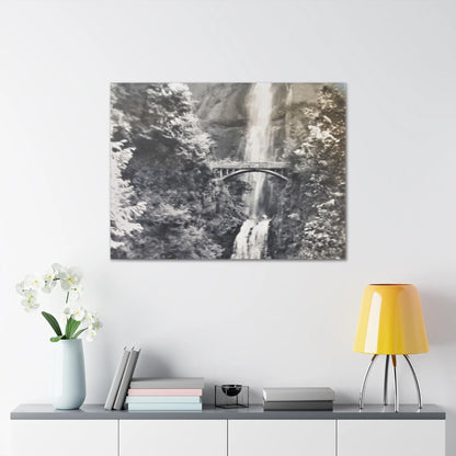 Multnomah Falls Oregon Canvas Gallery Wraps 40″ x 30″ 1.25"