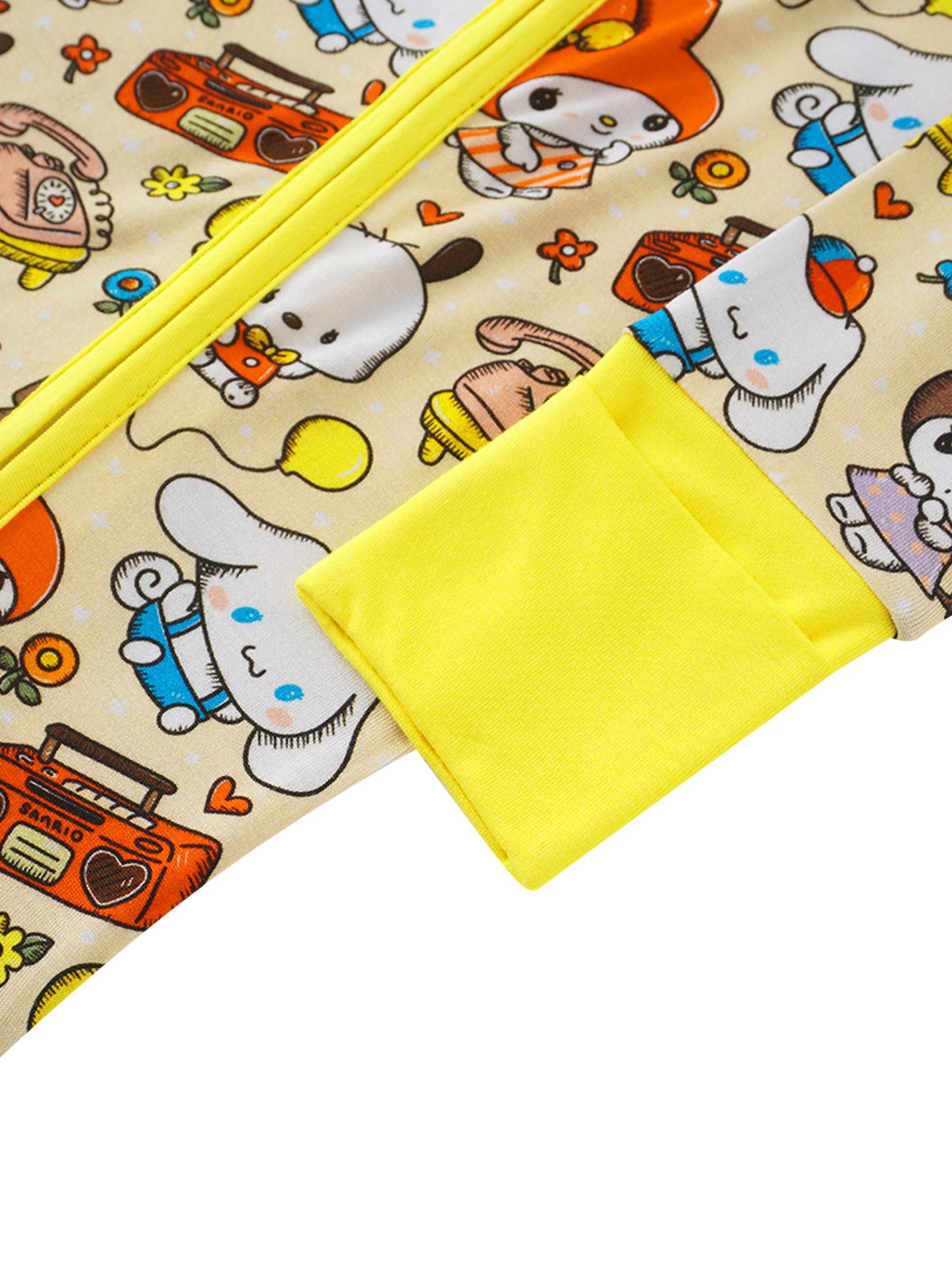 PoshTOT Sanrio Cinnamoroll Bamboo Baby Convertible Zippy Romper - - Zippy Romper