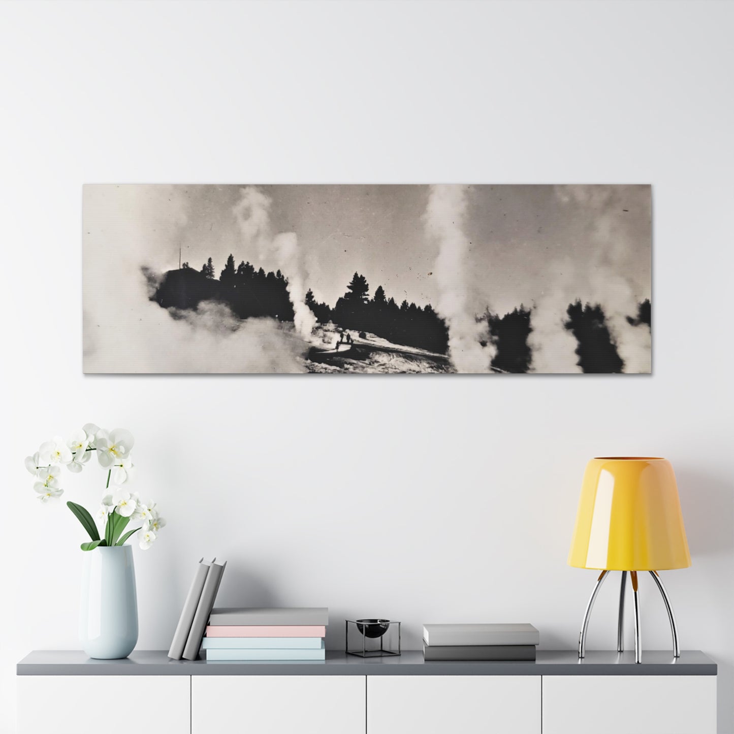 Norris Geyser Yellowstone Canvas Gallery Wraps