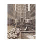 Rockefeller Plaza Satin Canvas Stretched 8″ x 10″ (Vertical) 1.5"