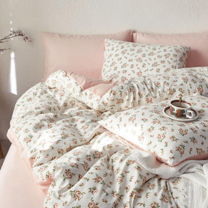 Cloud Blossom Queen Comforter Set - - comforter
