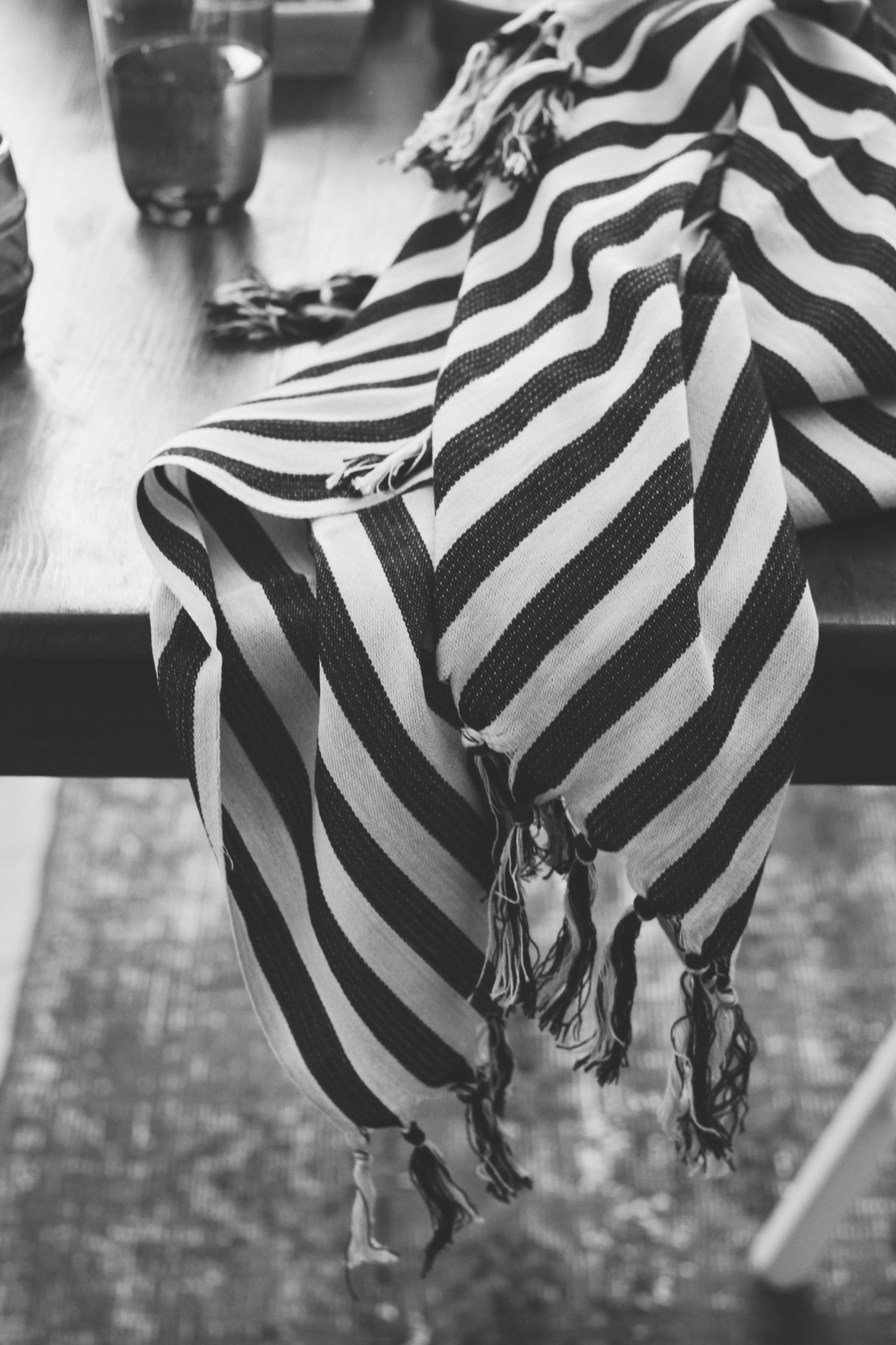 Zebra Cotton Linen Towel - - Towels