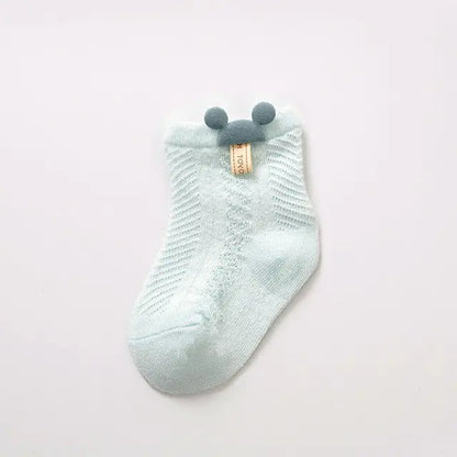 Thin Baby Socks blue S 5-12M 8-10cm