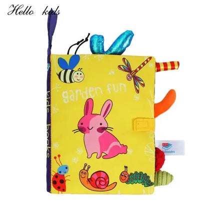 3D Soft Baby Books Activity Quiet Cloth Book Rabbit