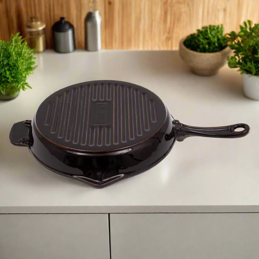 LAVA Premium Cast Iron Grill Pan