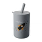 Baby Feeding Straw Cup grey