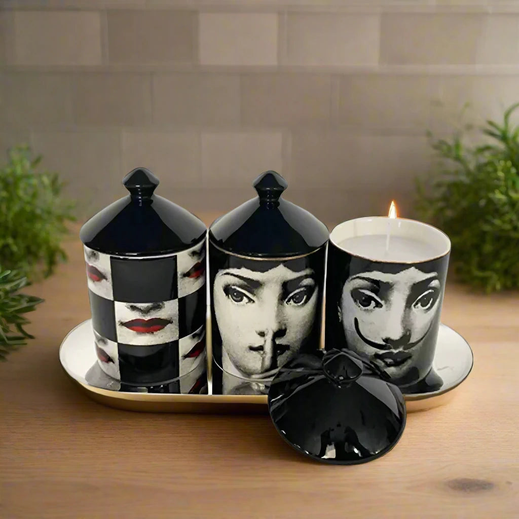 Candle Holders Home Decoration Ceramic Jar