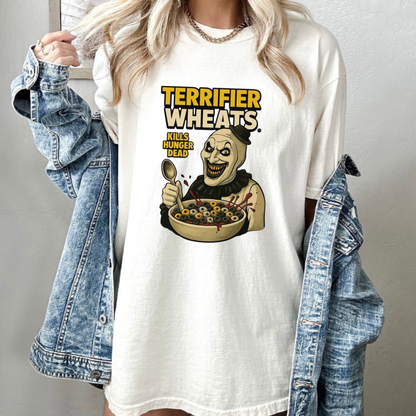 Cereal Halloween Characters T-Shirt – Custom Spooky Cartoon Tee, Black Short Sleeve Shirt for Men & Women - - T-shirt