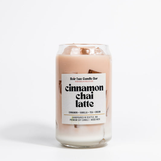 Iced Cinnamon Chai Latte Coffee Candle - 13.75 - Boozy Brunch Collection;All Candles;Vault Sale