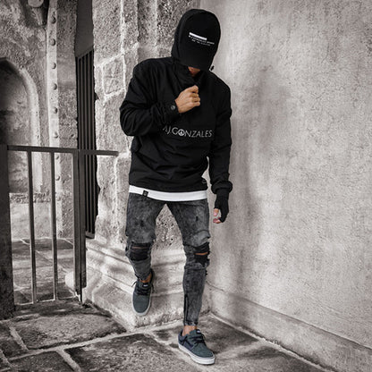 Acid Wash Black Jeans - - jeans