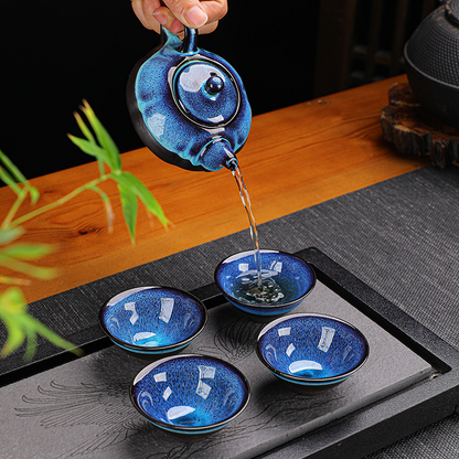 Artistic Ceramic Tea Set - - tea set