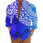 Polynesian Pattern Shirts for Men Oversized Shirts for Men Casual