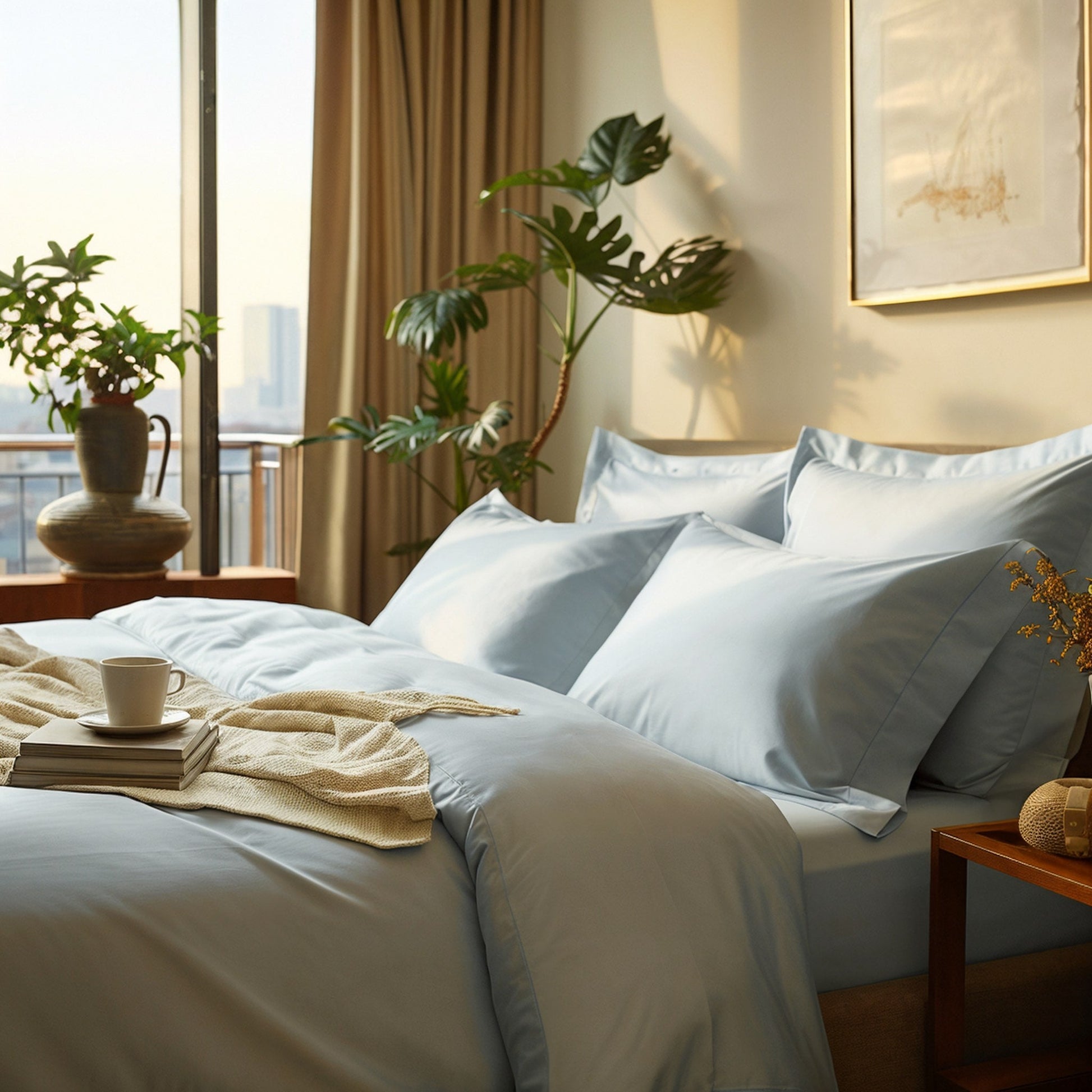 Luxe Australian Sateen Duvet Cover - - Home - Bed