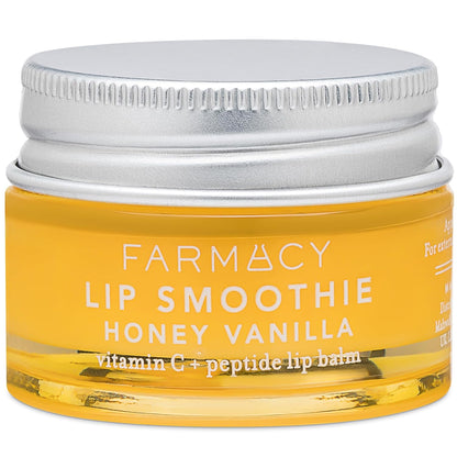 Farmacy Peptide Lip Balm Lip Smoothie Hydrating Lip Balm with Vitamin C Honey Vanilla - - lip balm