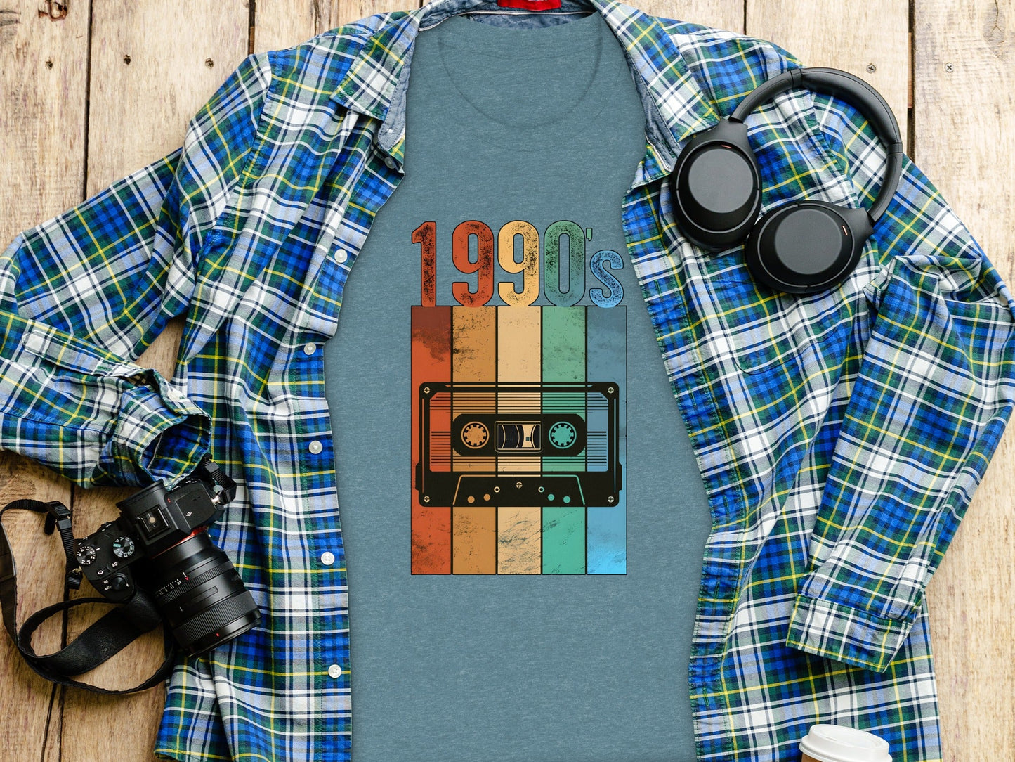 Vintage Cassette Tape with 1990s Design Retro T-Shirt- Cloud 16 Clothing Co.- {{Product type}}