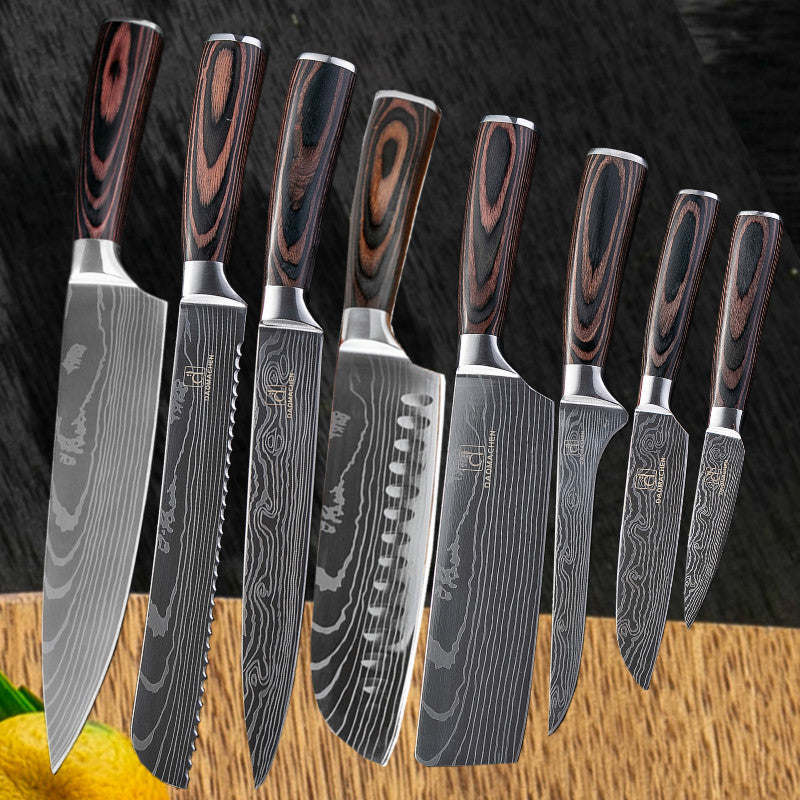 Damascus Elite Chef Knives - - knives