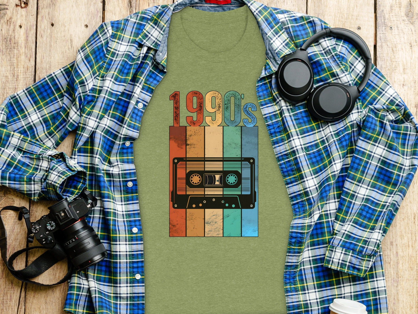Vintage Cassette Tape with 1990s Design Retro T-Shirt- Cloud 16 Clothing Co.- {{Product type}}
