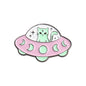 Cartoon Jewelry Alien Spaceship Brooch Accessory - E - pins