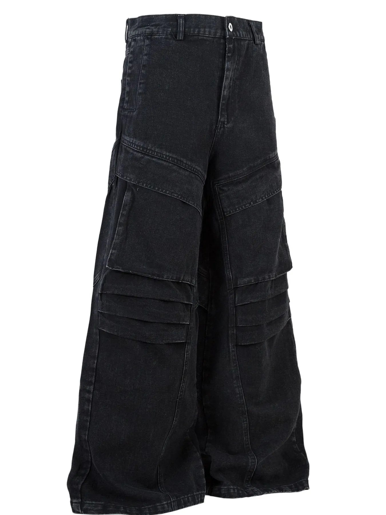 Men's Wide Leg Jeans - -