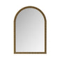 Vintage Iron Art Arch Mirror, Wall Hanging Or Table Display - Gold - Wall Mirrors