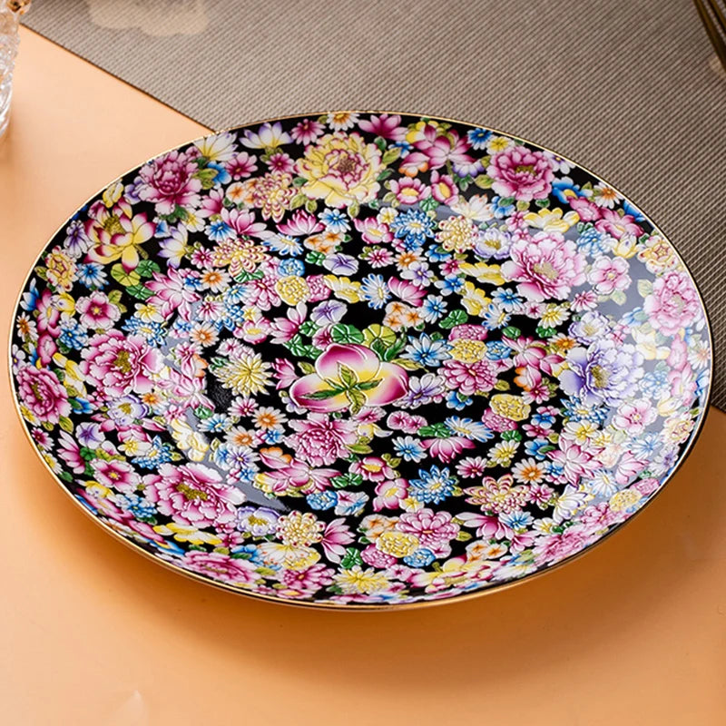 Chinese Enamel Ceramic Tableware