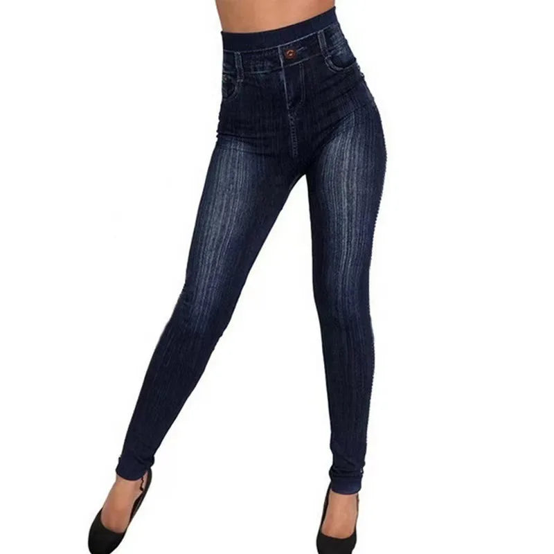 High Waist Pencil Jeans