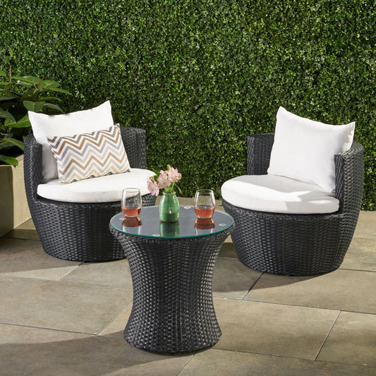 Kono - Chat Set Outdoor Furniture - - 3 Piece Outdoor Sets