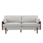 Mid Century Moderne Sofa With Wood Sides- Unique Piece Furniture- {{Product type}}