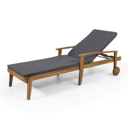 Jason - Chaise Lounge Adjustable Acacia Wood Outdoor Furniture- Unique Piece Furniture- {{Product type}}