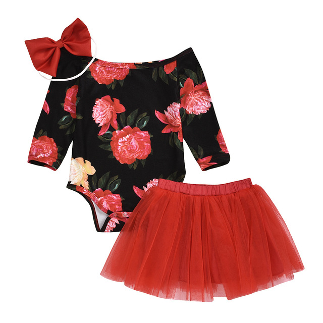 Spring Autumn Off-Shoulder Elastic Floral Dress - - outfit