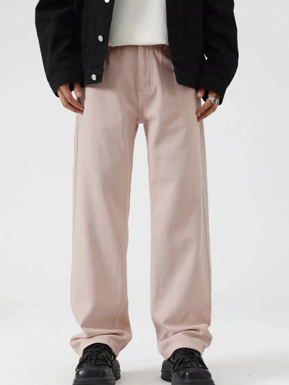 Men's Vintage Wash Wide Leg Jeans - Dust Storm -
