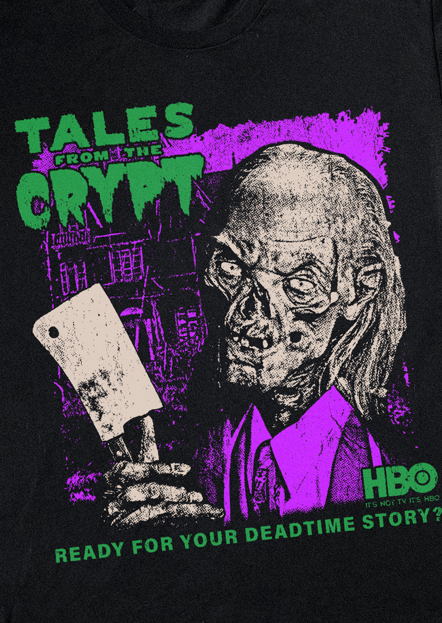 Tales From The Crypt Black T-Shirt - - T-Shirt