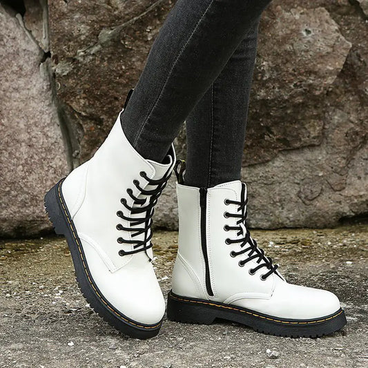 Martin Boots for Women - White 40 - boots