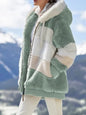 Casual Fleece Hooded Plush Coat Green