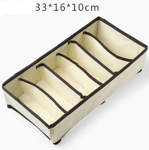 Multicolor Lingerie Storage Box Set - Fabric Organizer Kia Day Design