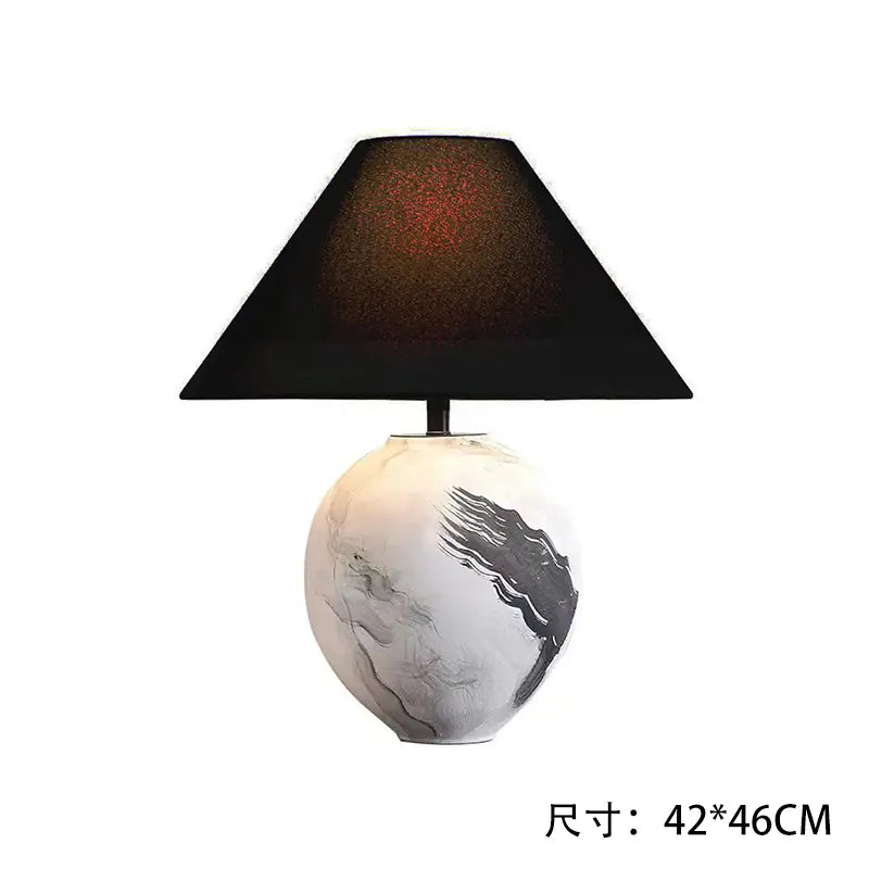 Zhongshan Ceramic Table Lamp - Vintage Japanese Style Kia Day Design