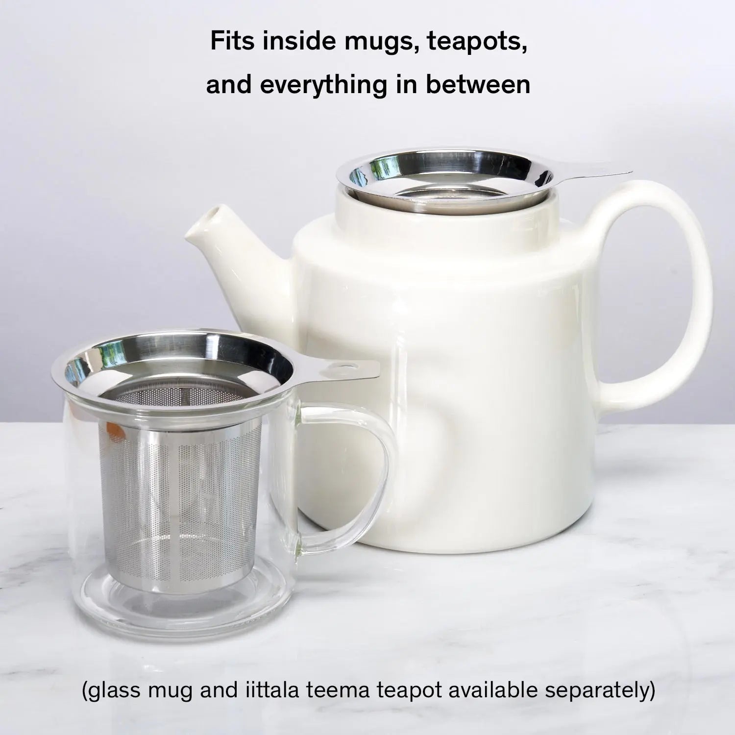 One Cup Infuser - Ditch the tea ball, this infuser is a game changer. - - Beverages > Tea > Teawares and accessories > Teawares