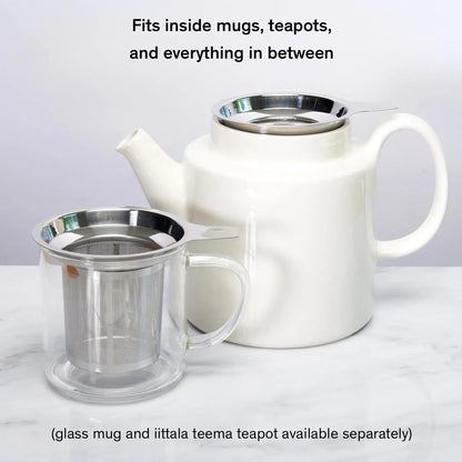 One Cup Infuser - Ditch the tea ball, this infuser is a game changer. - - Beverages > Tea > Teawares and accessories > Teawares