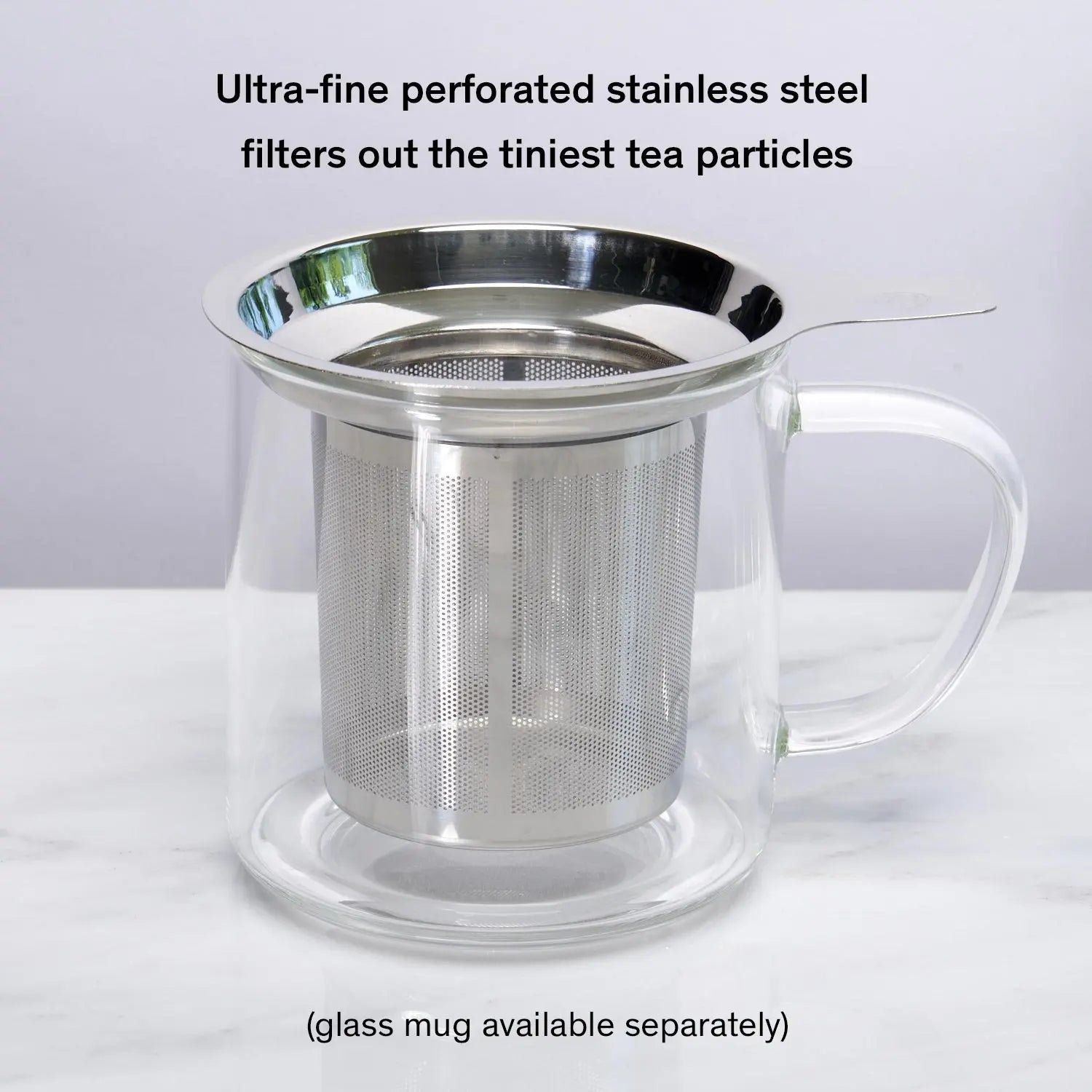 One Cup Infuser - Ditch the tea ball, this infuser is a game changer. - - Beverages > Tea > Teawares and accessories > Teawares