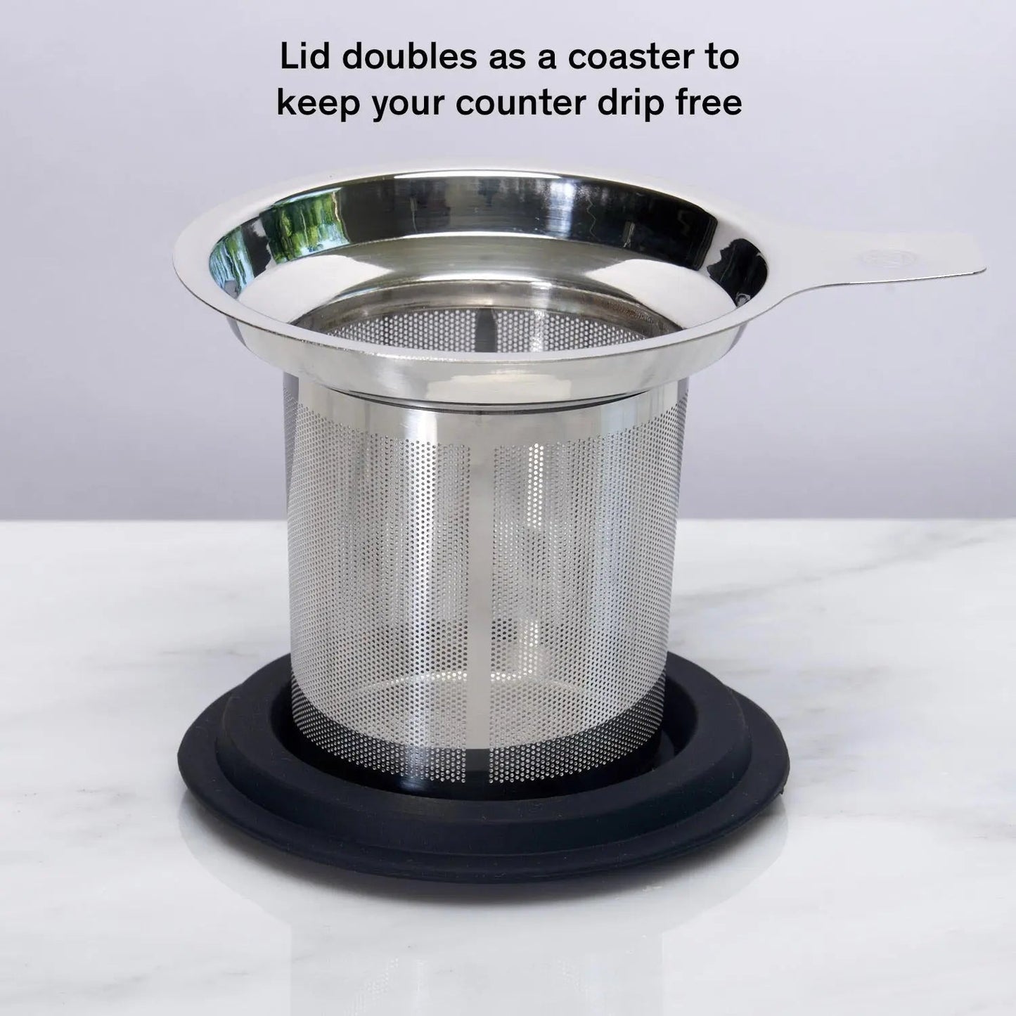 One Cup Infuser - Ditch the tea ball, this infuser is a game changer. - - Beverages > Tea > Teawares and accessories > Teawares