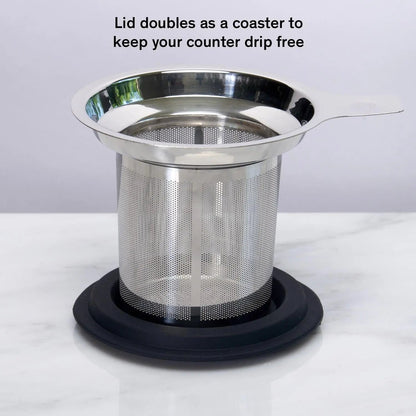 One Cup Infuser - Ditch the tea ball, this infuser is a game changer. - - Beverages > Tea > Teawares and accessories > Teawares