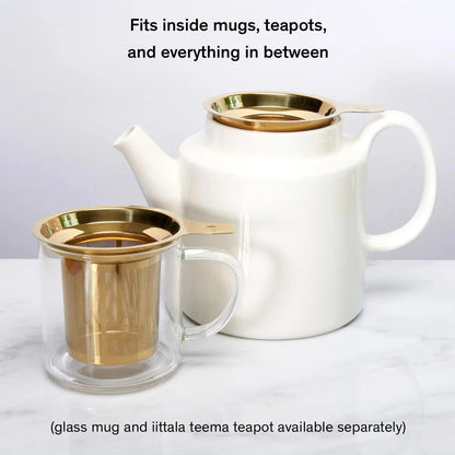One Cup Infuser - Ditch the tea ball, this infuser is a game changer. - - Beverages > Tea > Teawares and accessories > Teawares