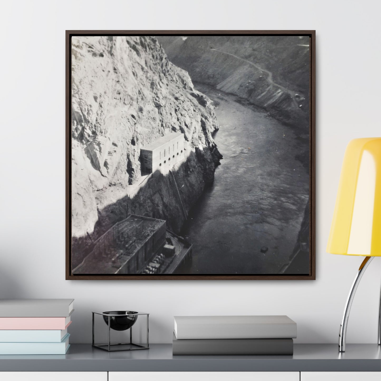 Boulder Dam Gallery Canvas Wraps, Square Frame