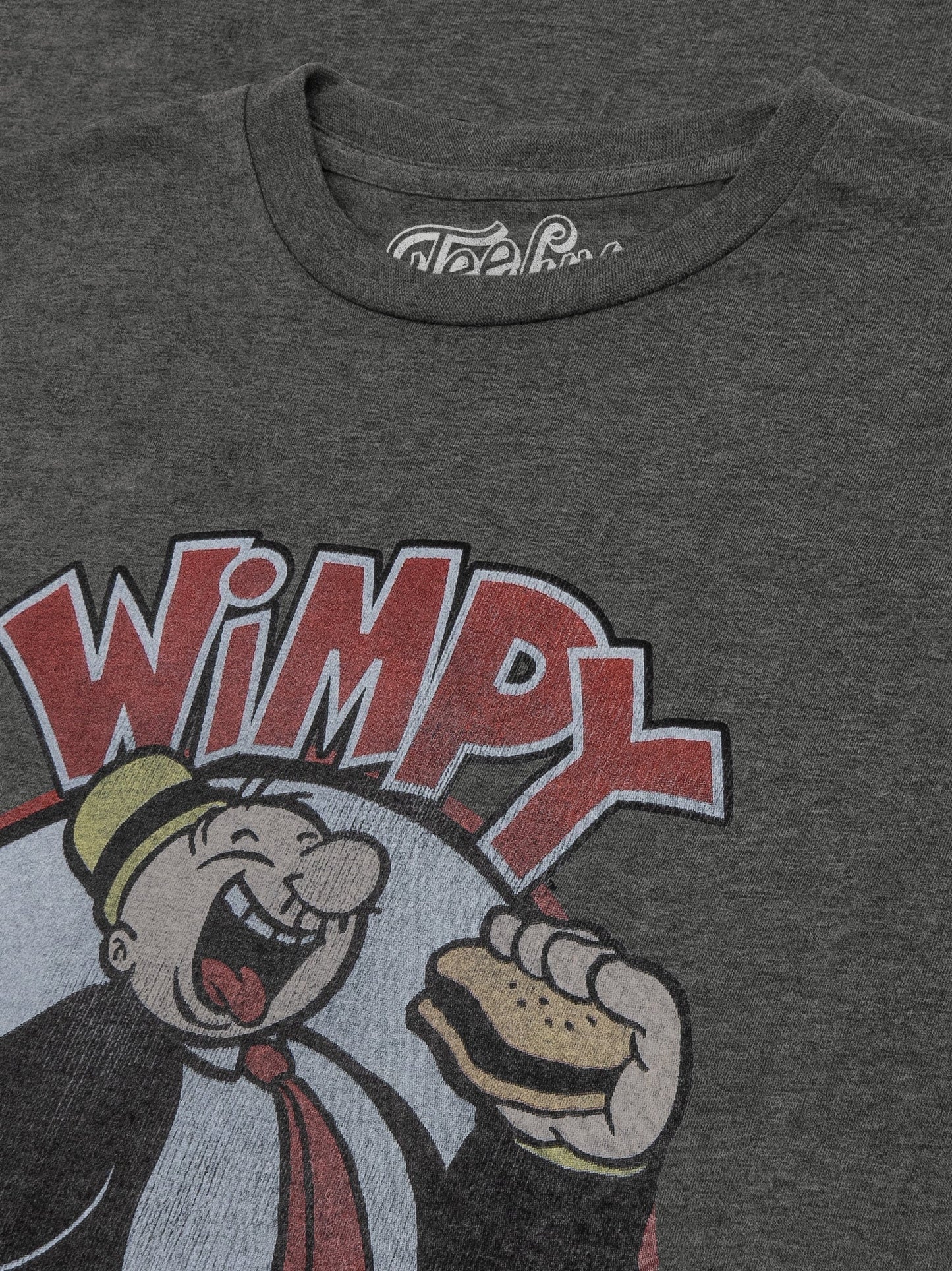 Wimpy I Like Big Buns T-Shirt - Gray- Tee Luv- {{Product type}}