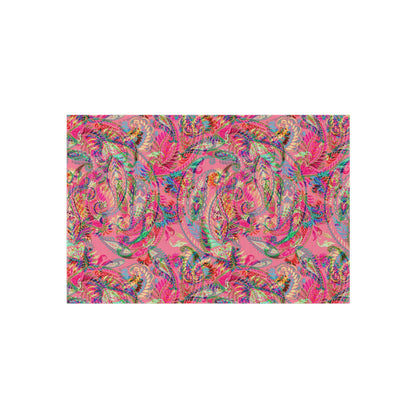 Pink Decorative Outdoor Rug - Kia Day Design