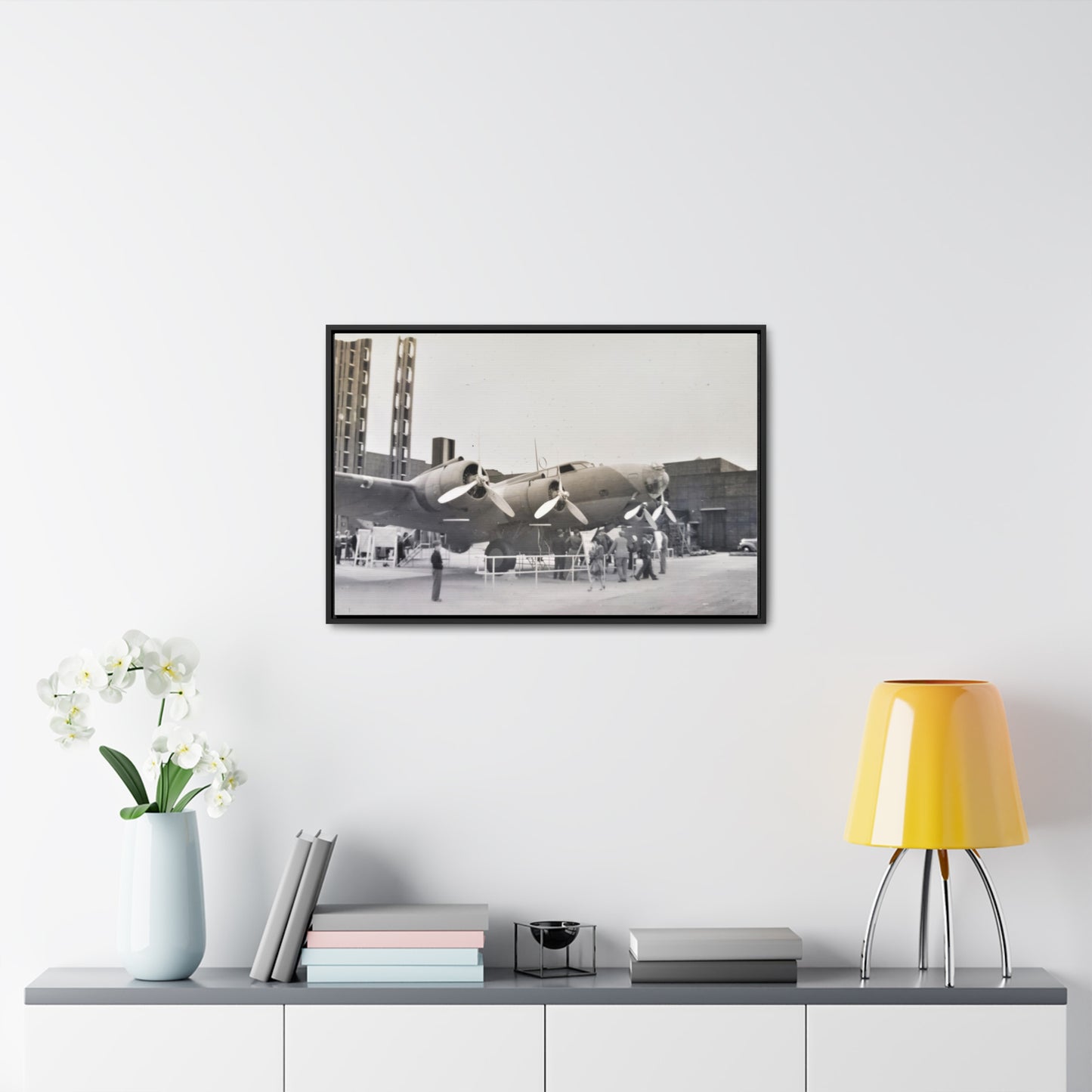 Boeing B-17 Bomber Gallery Canvas Wraps, Horizontal Frame