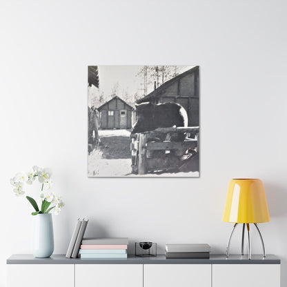 Yellowstone Bear Canvas Gallery Wraps 30″ x 30″ 1.25"
