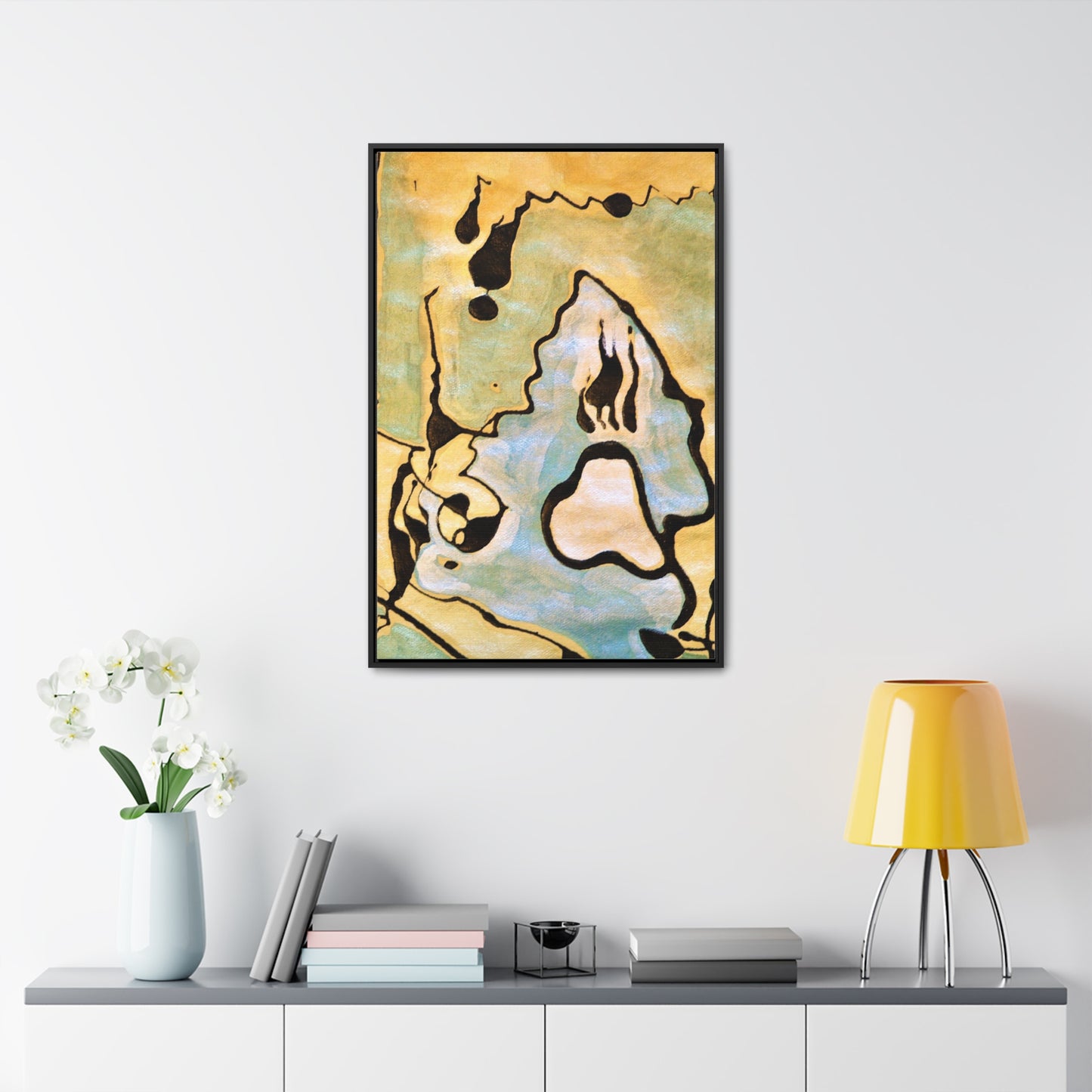 Screaming Ghost Gallery Canvas Wraps, Vertical Frame