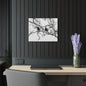 Black & White Buzzards Silhouette Acrylic Print — Modern Minimalist Wall Art - 20″ x 16″ (Horizontal) 0.25'' - Home Decor