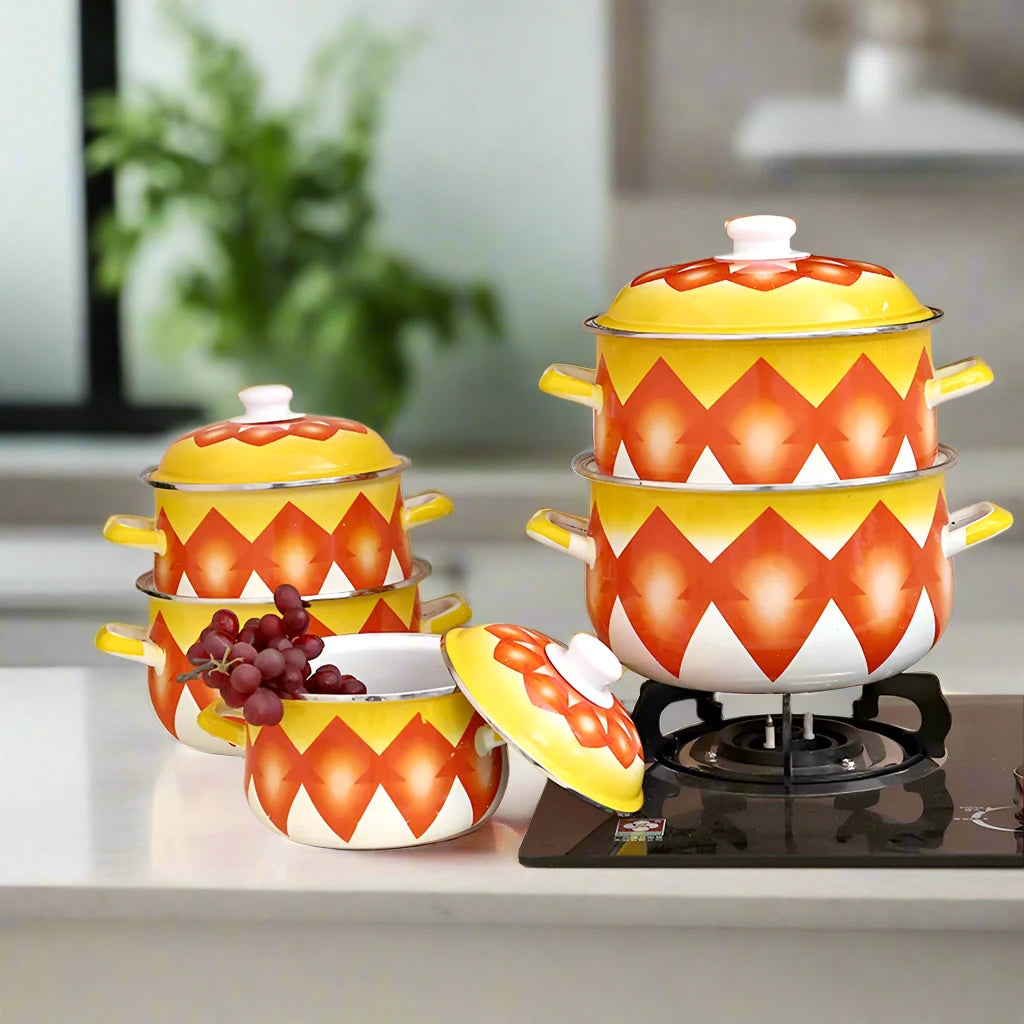 773dmy-5 Housewares Kitchenware Cookware Turkish Cooking Pot Set